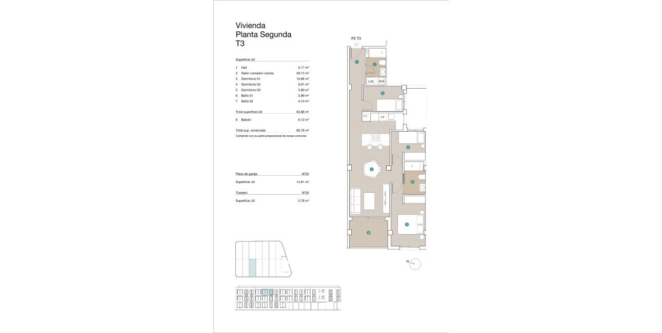 Obra nueva - Ático -
Jacarilla - pueblo