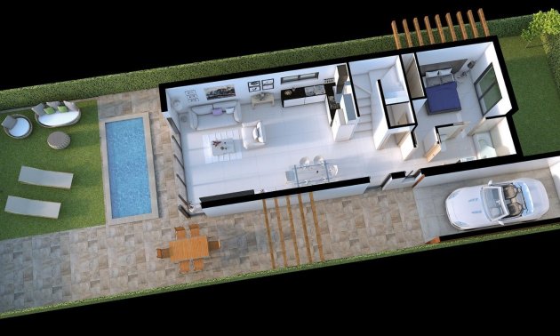 Obra nueva - Villa -
Los Alcázares - Torre del Rame