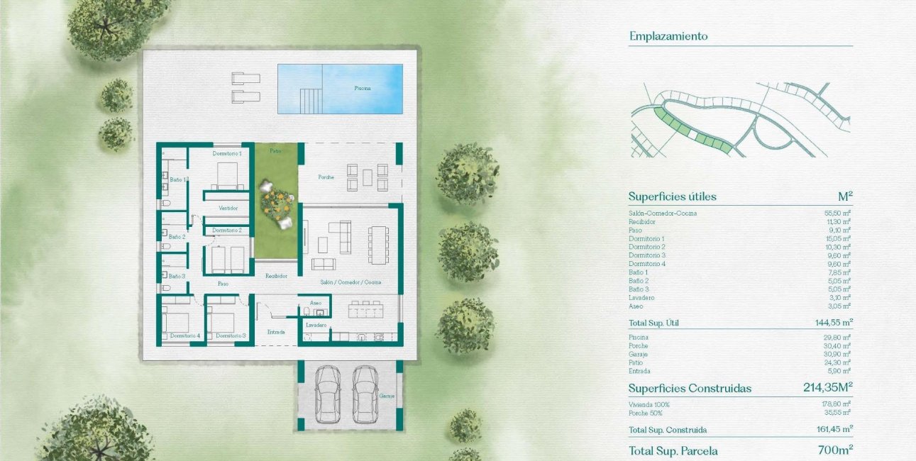 Obra nueva - Villa -
Fuente Álamo - Hacienda del Alamo