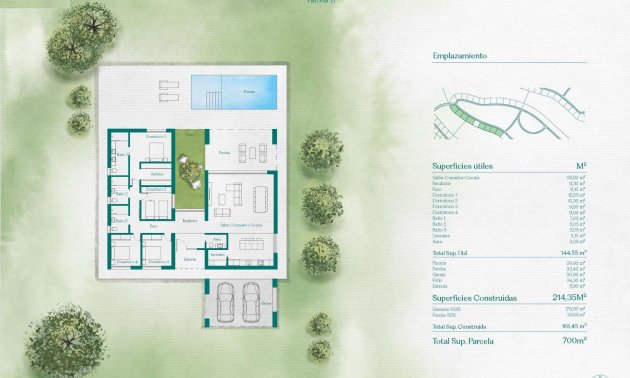 Obra nueva - Villa -
Fuente Álamo - Hacienda del Alamo