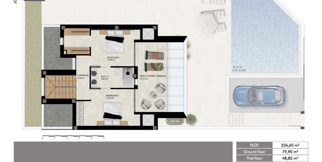 Obra nueva - Villa -
Dolores - Sector 3