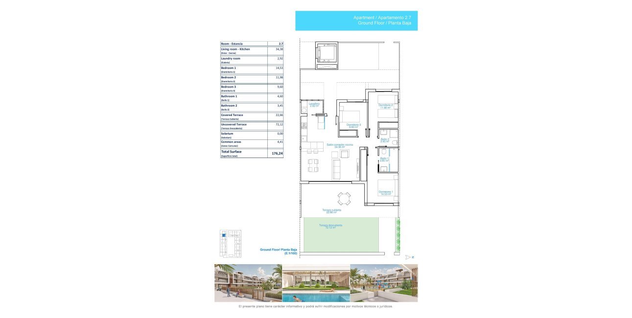 Obra nueva - Apartamento / piso -
Pilar de la Horadada - Playa de las Higuericas