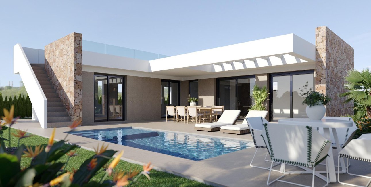 Obra nueva - Villa -
Fuente Álamo - Hacienda del Alamo