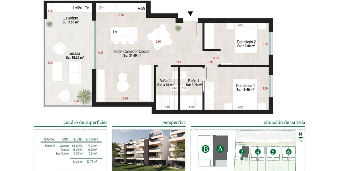 New Build - Apartment / flat -
Alhama De Murcia - Condado De Alhama Golf Resort