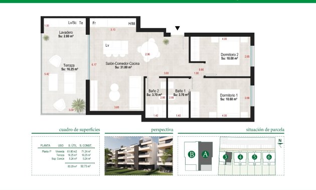 New Build - Apartment / flat -
Alhama De Murcia - Condado De Alhama Golf Resort