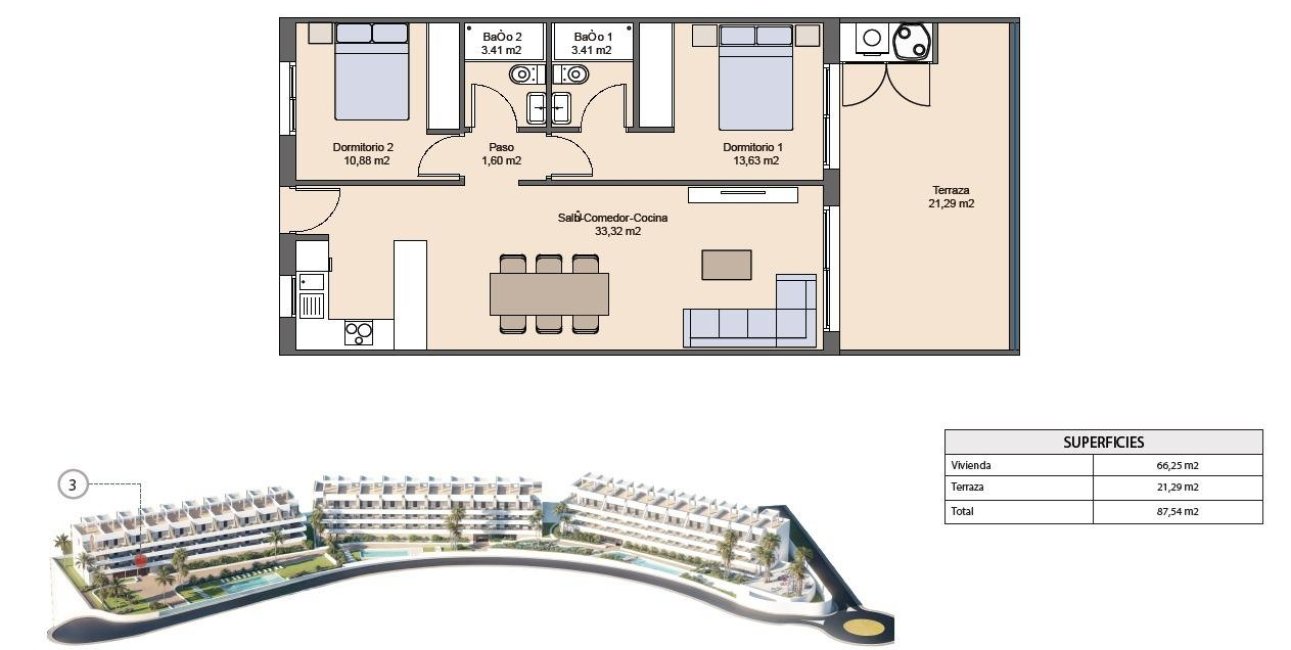 New Build - Apartment / flat -
Finestrat - Balcón De Finestrat