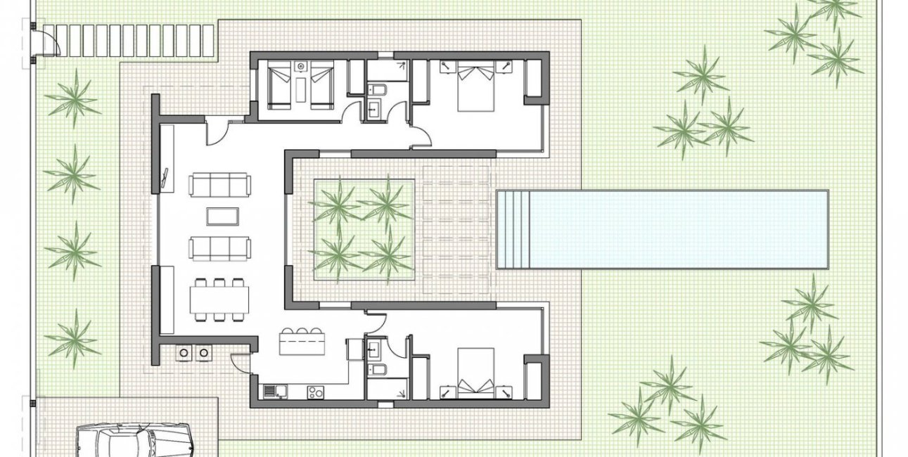New Build - Villa -
Benijofar - Polideportivo