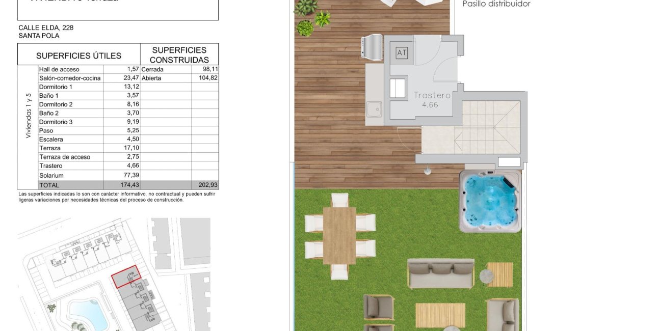 Obra nueva - Ático -
Santa Pola - Playa Tamarit