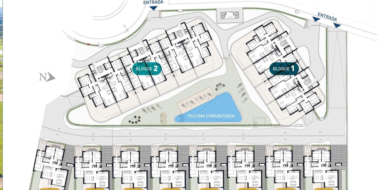 New Build - Apartment / flat -
Los Alcázares - Serena Golf