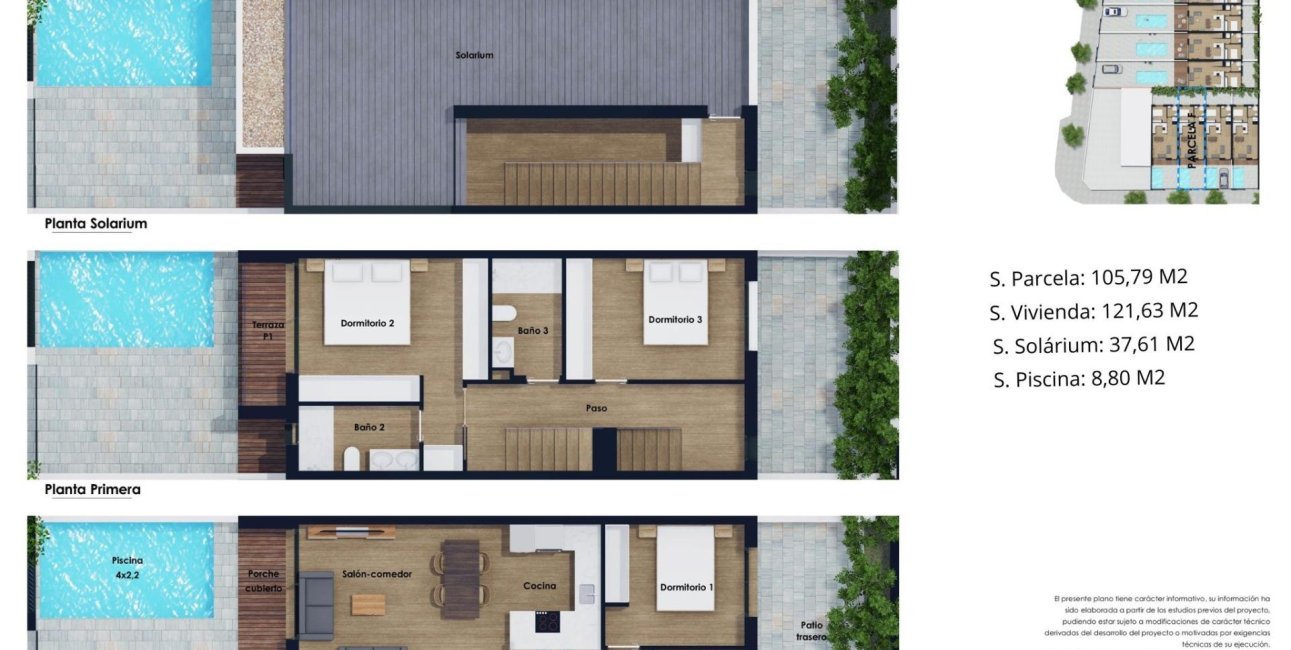 Obra nueva - Adosado -
Pilar de la Horadada - Lo Monte