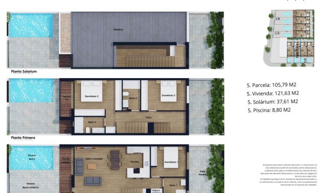 Obra nueva - Adosado -
Pilar de la Horadada - Lo Monte
