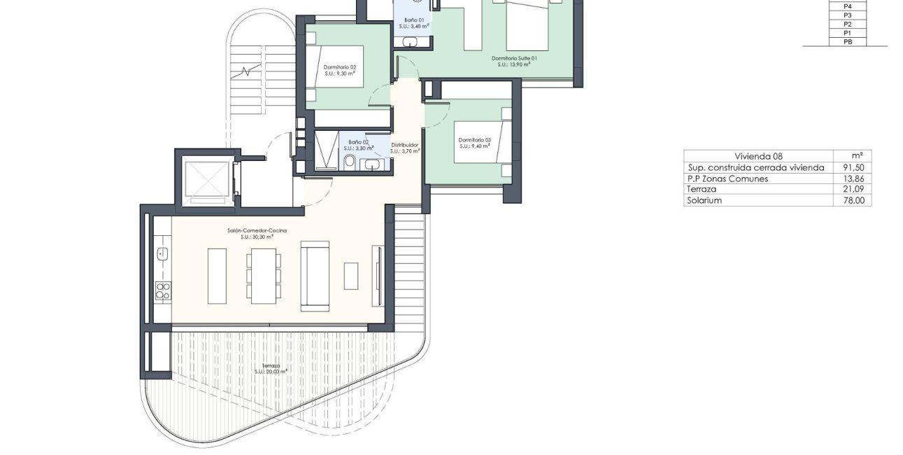 New Build - Penthouse -
Guardamar del Segura - Avenida del Puerto