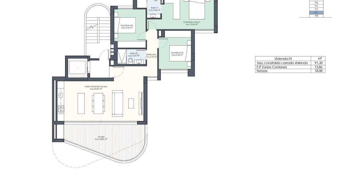 New Build - Apartment / flat -
Guardamar del Segura - Avenida del Puerto