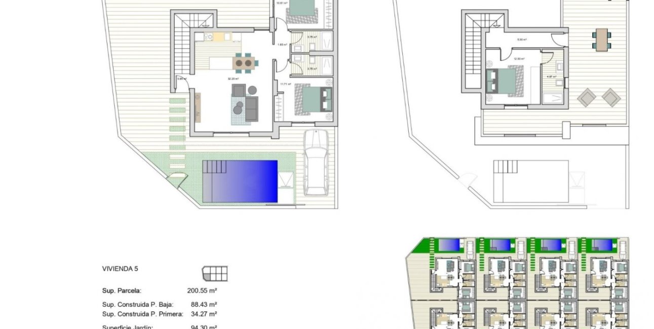 Obra nueva - Villa -
Torre Pacheco - Roldán