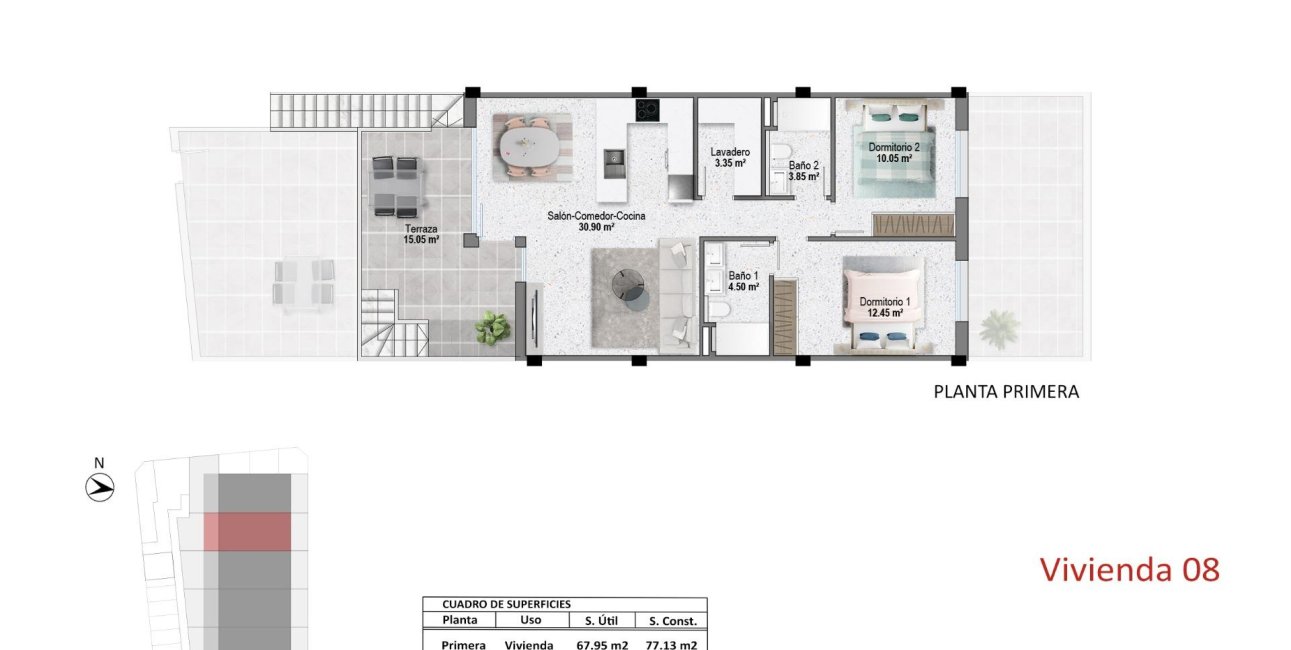 New Build - Bungalow -
Pilar de la Horadada - pueblo