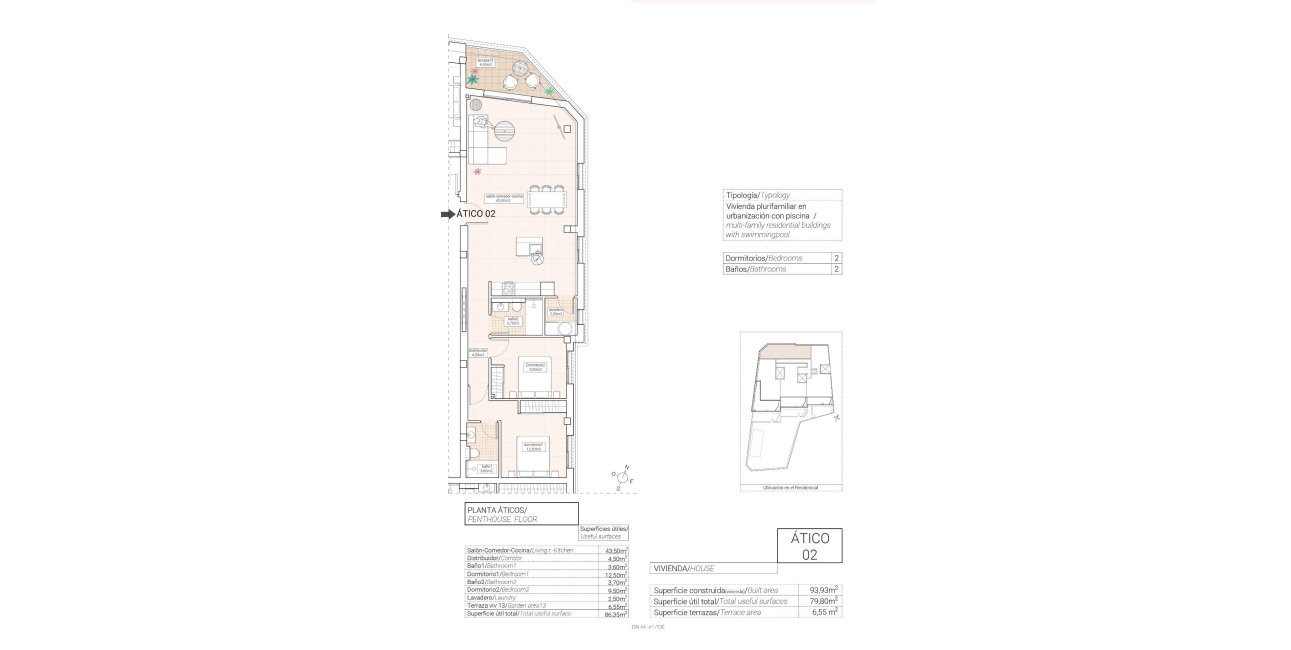 New Build - Penthouse -
Hondón de las Nieves - Pueblo