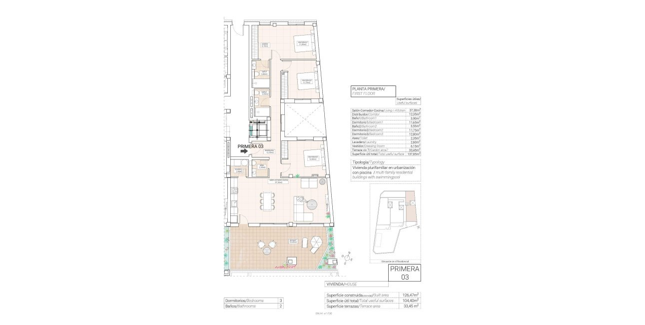 New Build - Apartment / flat -
Hondón de las Nieves - Pueblo