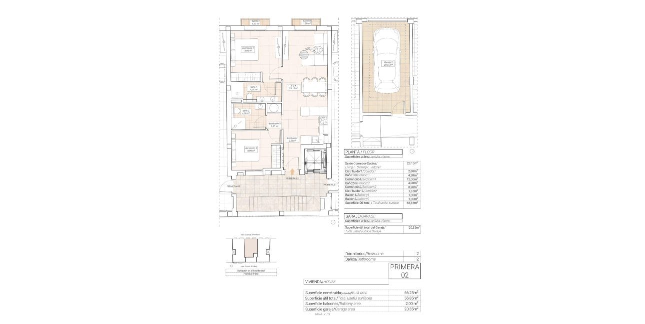 Obra nueva - Apartamento / piso -
Hondón de las Nieves - Pueblo
