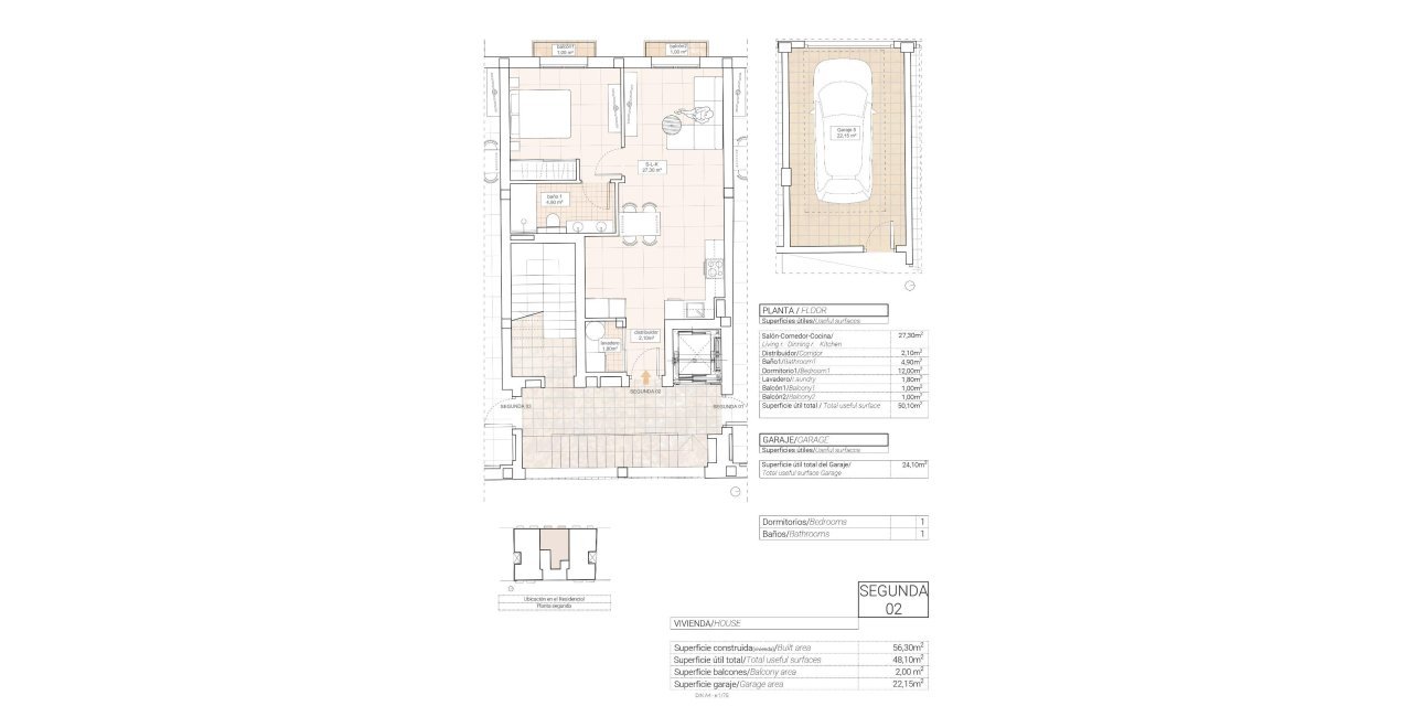 Obra nueva - Apartamento / piso -
Hondón de las Nieves - Pueblo