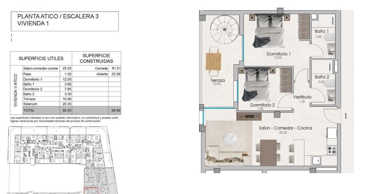 Rynek pierwotny - Penthouse -
Santa Pola - Estacion de autobuses