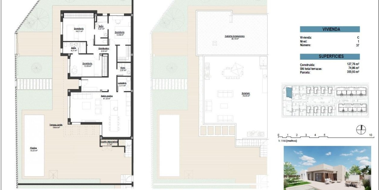 Obra nueva - Villa -
Los Alcázares - Serena Golf