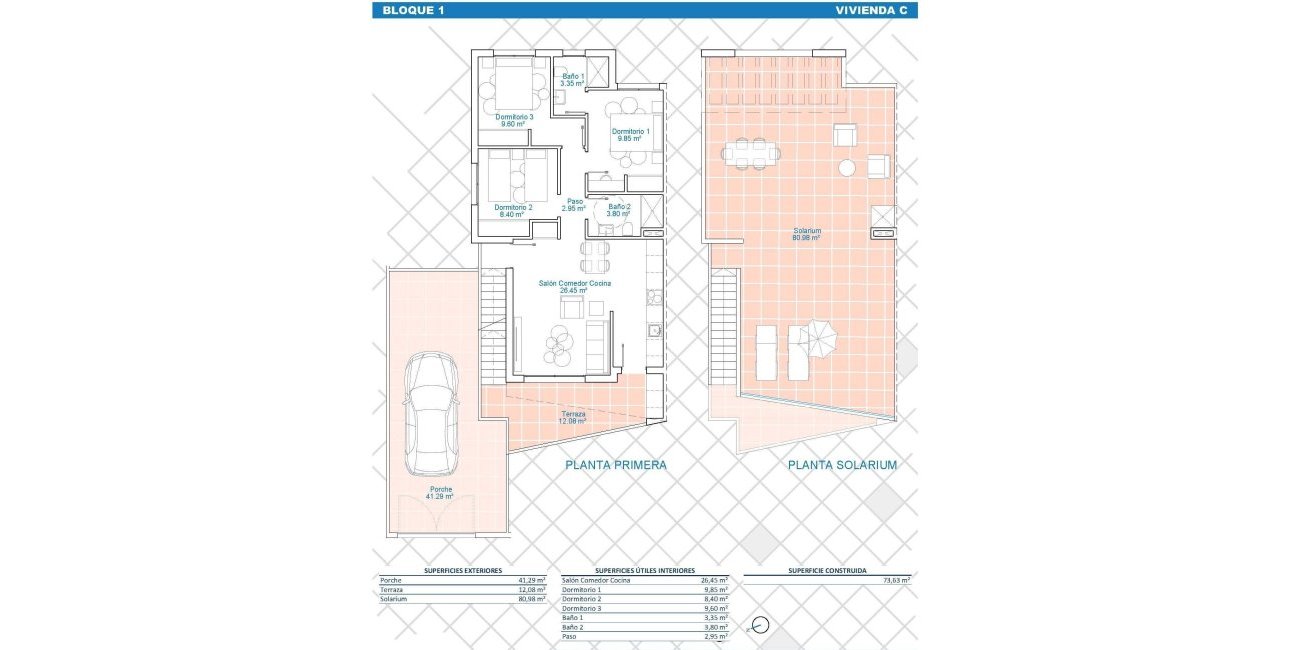 New Build - Bungalow -
Pilar de la Horadada - Lo Monte