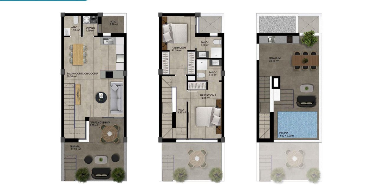 New Build - Townhouse -
Dolores - Sector 2