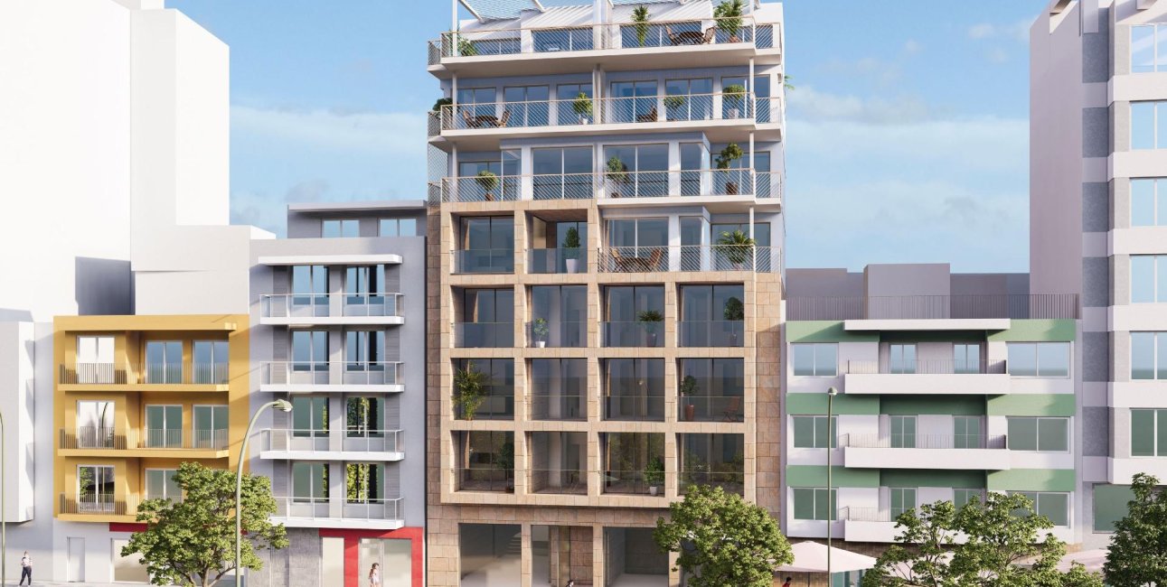 New Build - Apartment / flat -
Villajoyosa - Pueblo