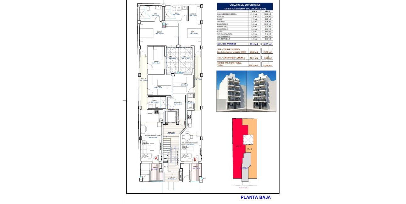 New Build - Apartment / flat -
Torrevieja - Playa del Cura