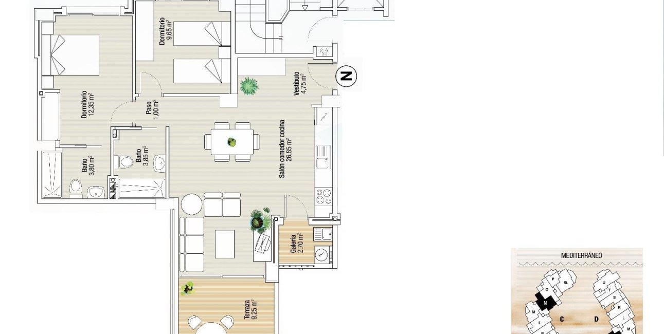 Obra nueva - Apartamento / piso -
La Manga del Mar Menor - La Manga