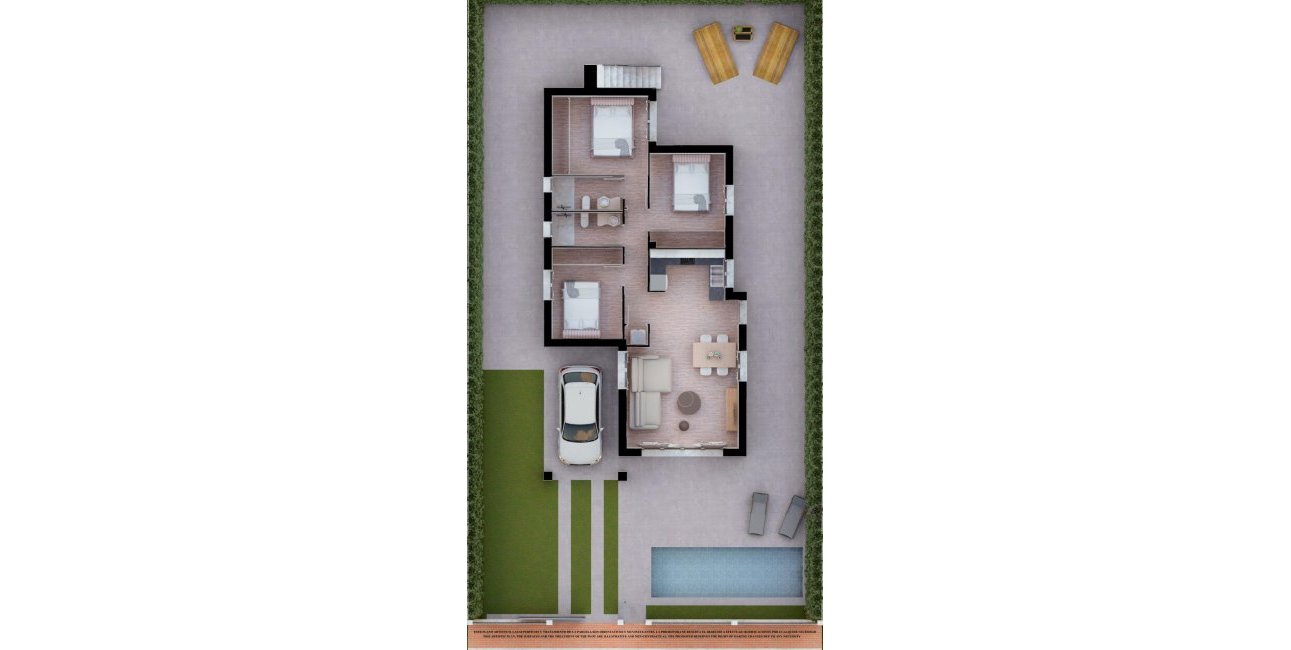 Obra nueva - Villa -
Los Alcázares - Serena Golf