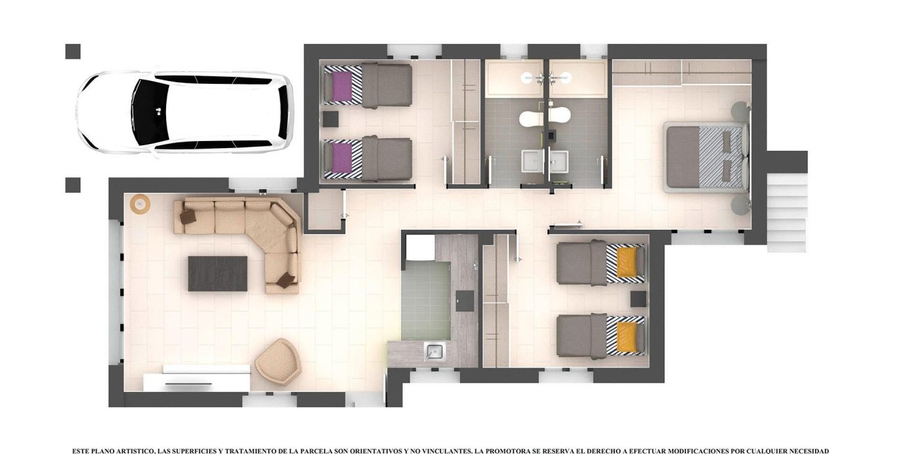 Obra nueva - Villa -
Los Alcázares - Serena Golf