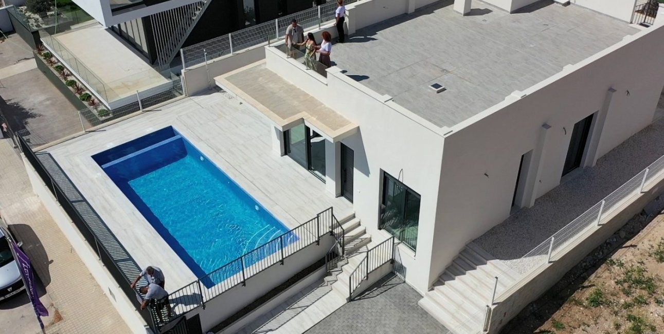 Obra nueva - Villa -
Polop - La Alberca