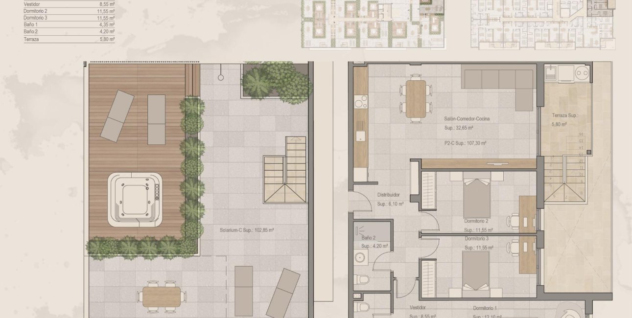 New Build - Penthouse -
Torre Pacheco - Centro