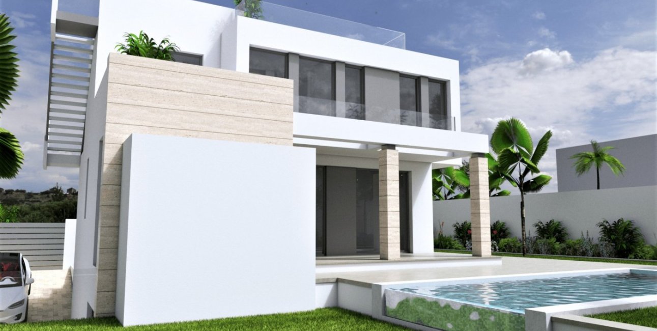 Obra nueva - Villa -
Torrevieja - Aguas Nuevas