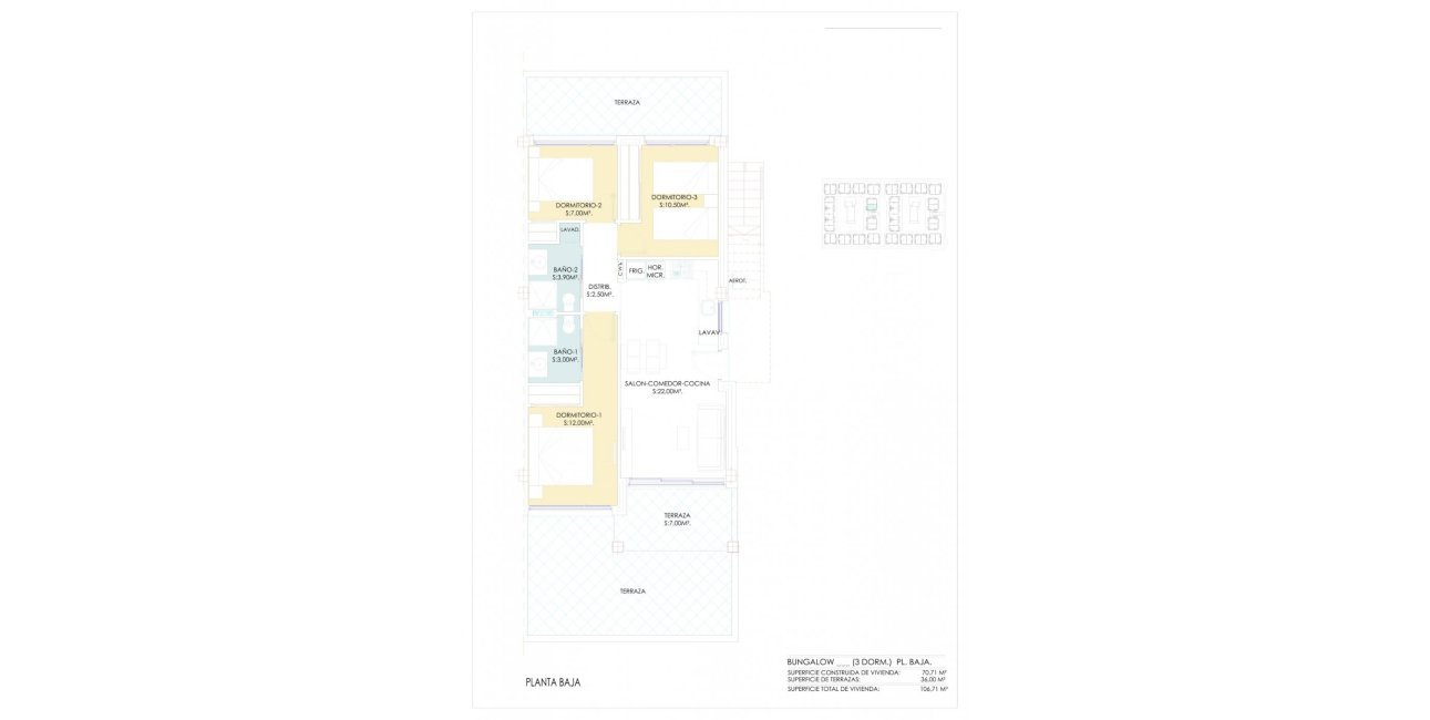 New Build - Bungalow -
Torrevieja - Los Balcones - Los Altos del Edén