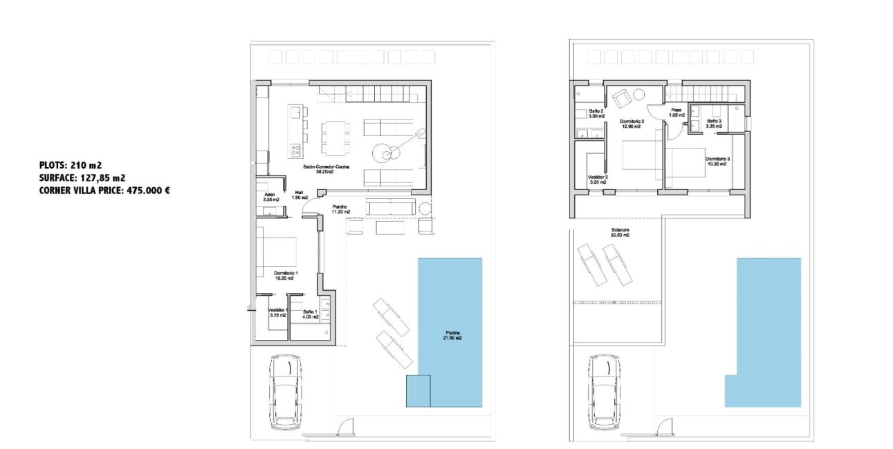 New Build - Villa -
San Javier - Parque de los leones