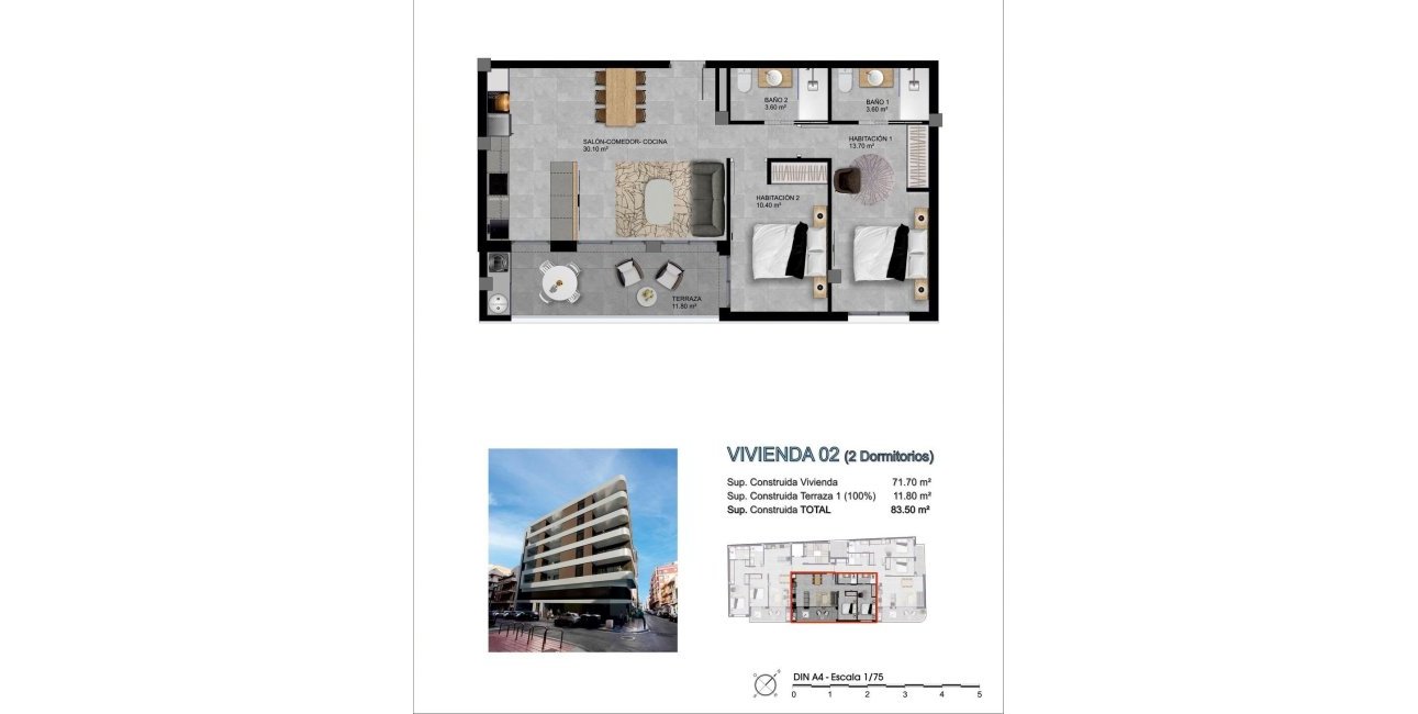 New Build - Apartment / flat -
Santa Pola - pueblo