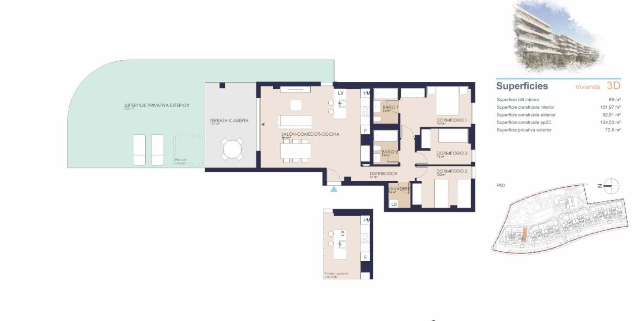 Obra nueva - Apartamento / piso -
Denia - Playa de La Almadraba