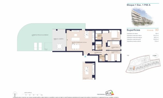 Obra nueva - Apartamento / piso -
Denia - Playa de La Almadraba