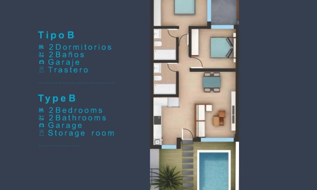 Rynek pierwotny - Bungalowy -
San Pedro del Pinatar - Los Pinos