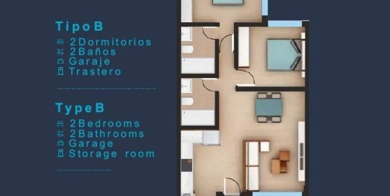 Rynek pierwotny - Bungalowy -
San Pedro del Pinatar - Los Pinos