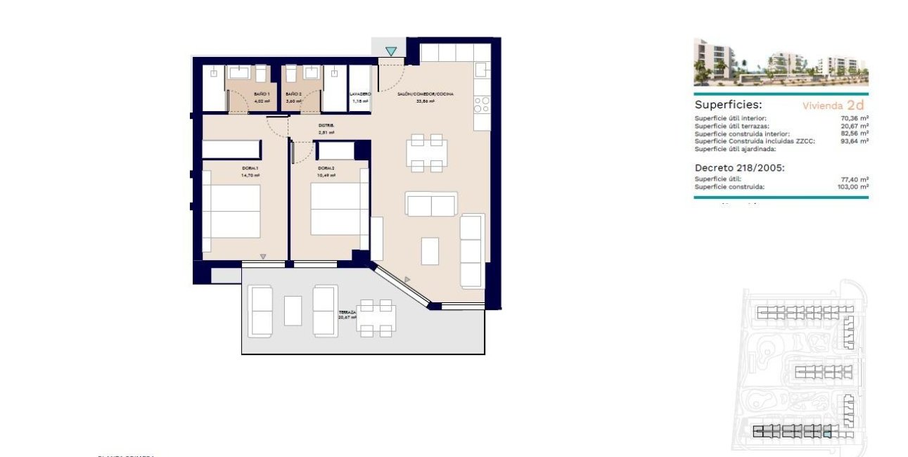 Obra nueva - Apartamento / piso -
Almerimar