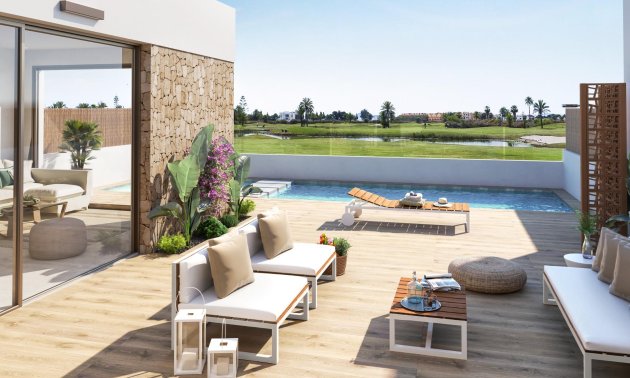 Obra nueva - Villa -
Los Alcázares - Serena Golf