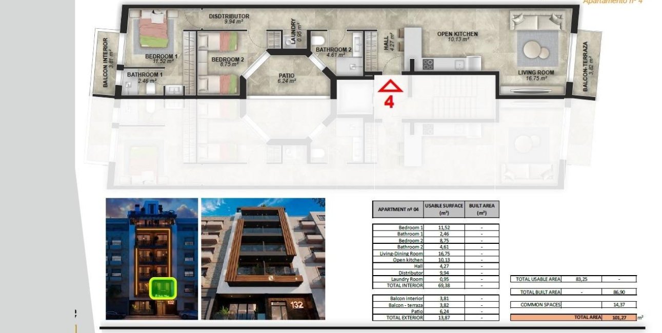 New Build - Apartment / flat -
Torrevieja - Playa del Cura