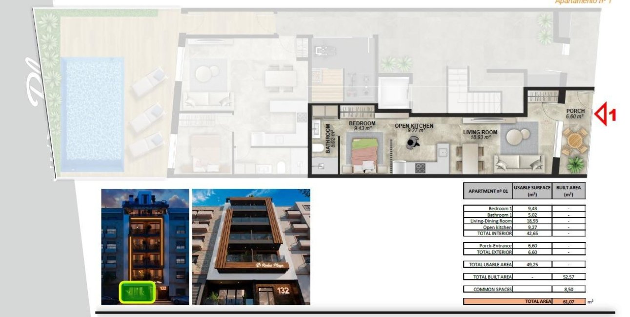 Obra nueva - Apartamento / piso -
Torrevieja - Playa del Cura