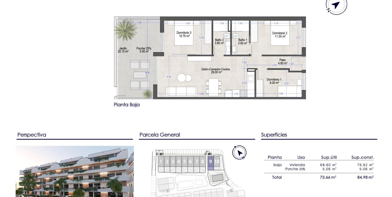 New Build - Apartment / flat -
San Javier - Santiago De La Ribera