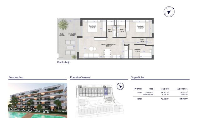 New Build - Apartment / flat -
San Javier - Santiago De La Ribera