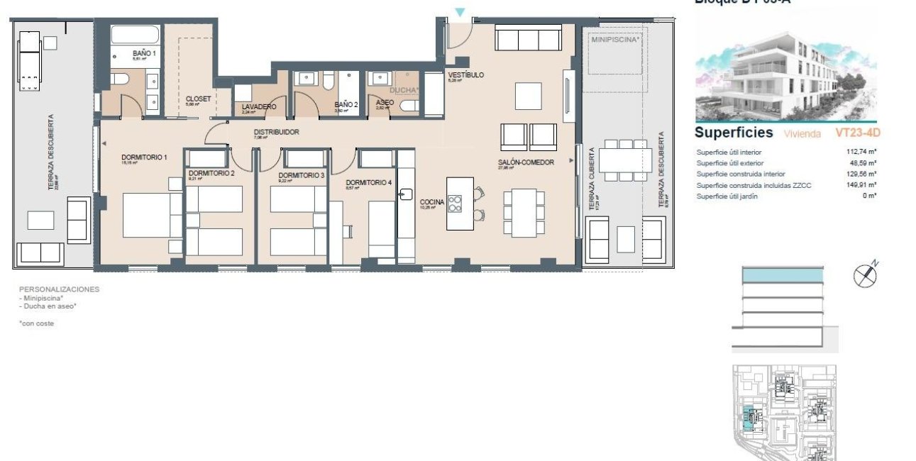 Obra nueva - Ático -
Benicassim - Almadraba