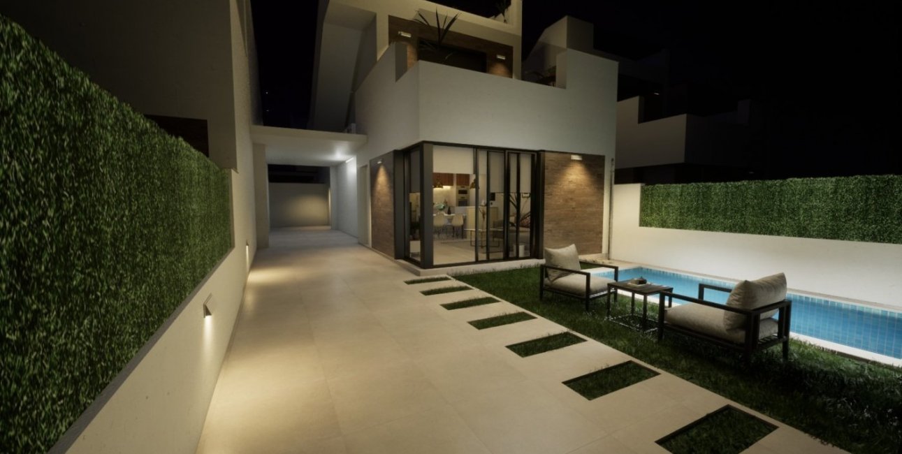 Obra nueva - Villa -
Los Alcázares - La Concha